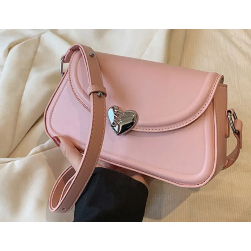 Bolsa de ombro multicolorida para mulher, tiracolo, versátil, casual, mensageiro, luxo, popular, alta qualidade, moda, nova