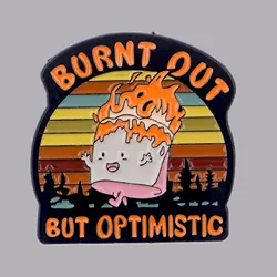 Cute Dumpster Fire Enamel Pin Funny Quotes Brooch Pines Lapel Pins Badge on Backpack Clothing Accessories Fashion Jewelry Gifts