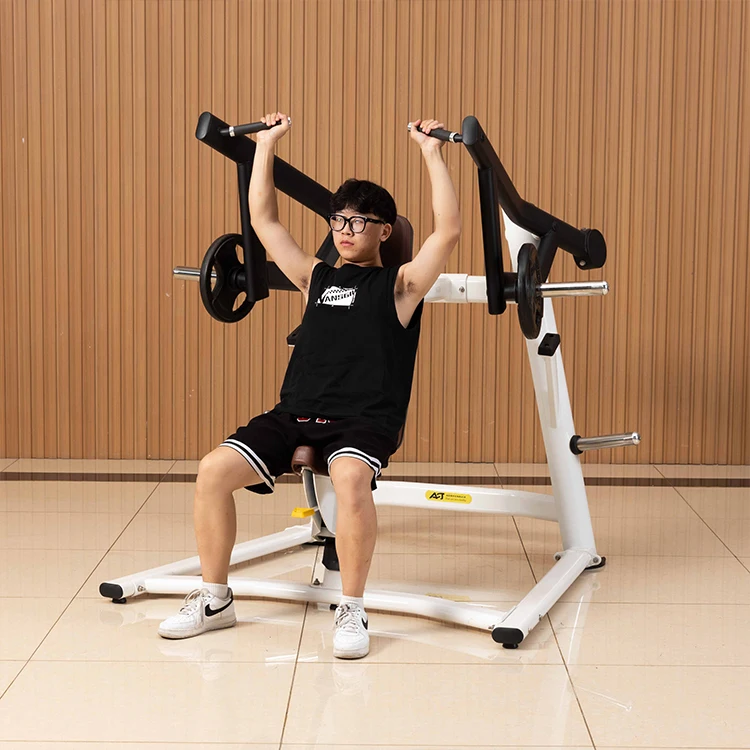 High Performance Shoulder Press Machine Leverage Gym Equipment Adjustable Press Arms Fitness Equipment Muscle Building Machine