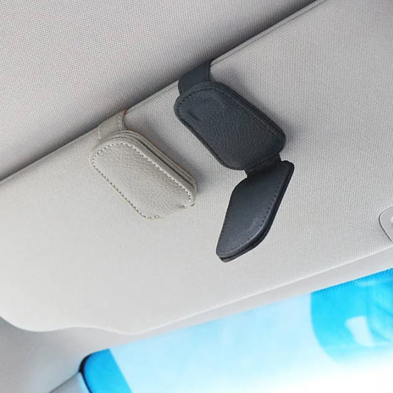 Soporte de gafas de sol para el Interior del coche, estuche con imán fuerte, Clip, accesorios para el hogar, 1 unidad