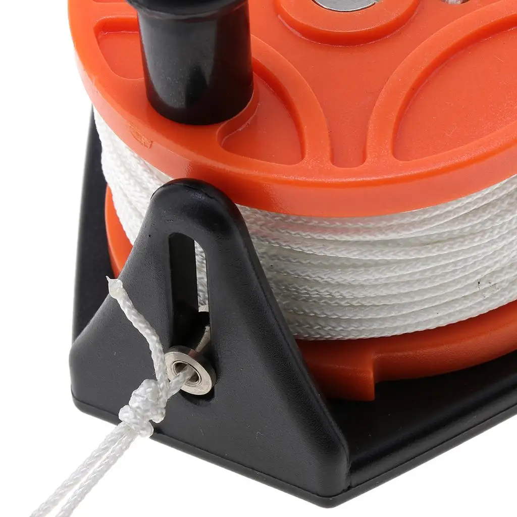 

Lightweight Scuba Diving Finger Spool Large Handle Reel with 150ft Durable Line for Cave Wreck Drifting Diving