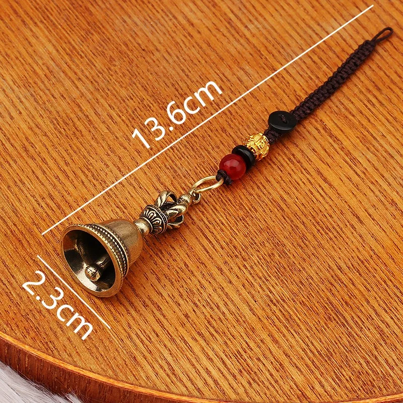 1 قطعة الحرف اليدوية النحاسية يموت الصب قطرة الرياح جرس البرونزية التبتية الإبداعية #4