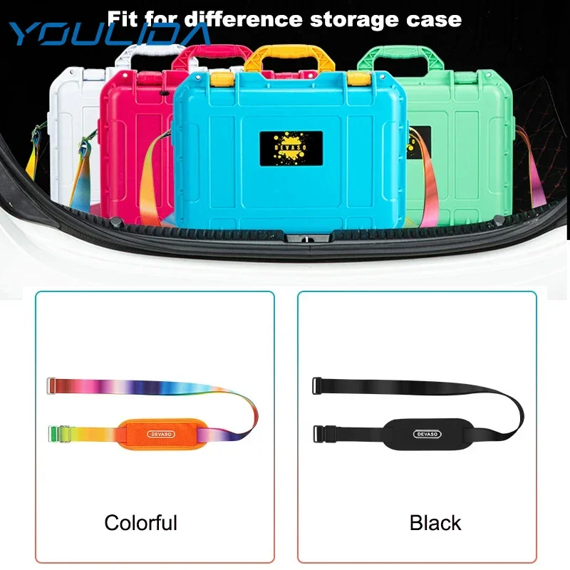 DEVASO Shoulder Strap Belt Adjustable Colorful for Switch Oeld/DJI Mini 4 3/PRO/Avata/FPV/Air 2s/Mini 2 Hard Storage Case Box