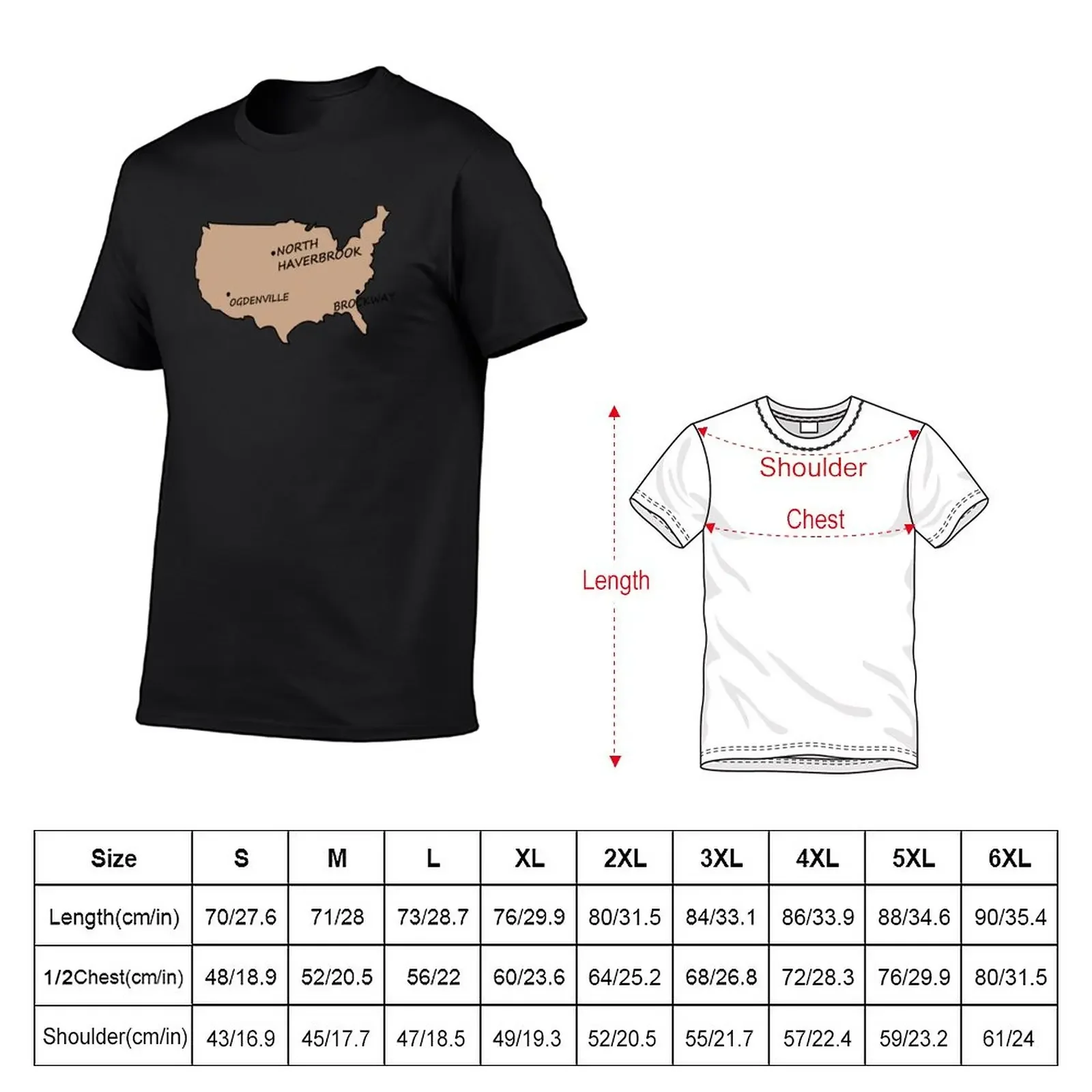 New Monorail Map T-Shirt rapper graphic tees man t shirt graphic t shirts plain white t shirts men