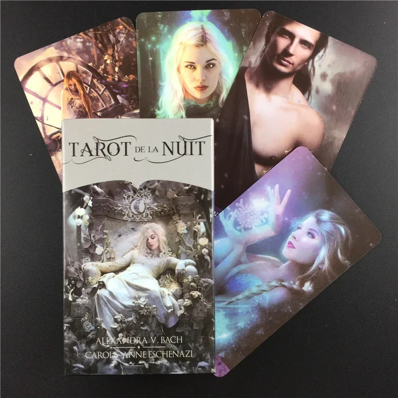 Cartas de Tarot de la Nuit, baraja de 78 oráculo, edición de adivinación en inglés, juegos Borad