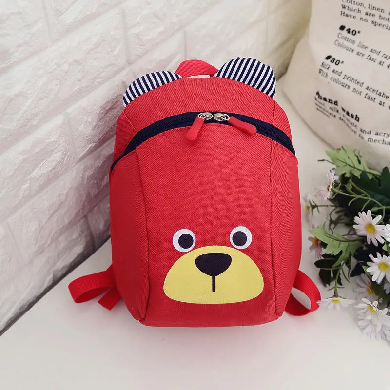 High Quality Anti-lost Children School Bags Girls Boys Schoolbag Shoulder Cute Bear Zoo Animal MINI Kids School Backpack