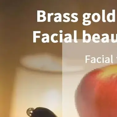 تقليل الانتفاخ مدلك شد الوجه وشد فرشاة ميريديان النحاسية التقليدية كشط الجلد العين الجسم سبا جمال الوجه