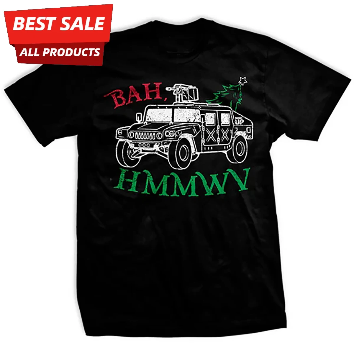 

Bah HMMWV T-Shirt 100% Cotton O-Neck Short Sleeve Summer Casual Mens T-shirt Streetwear
