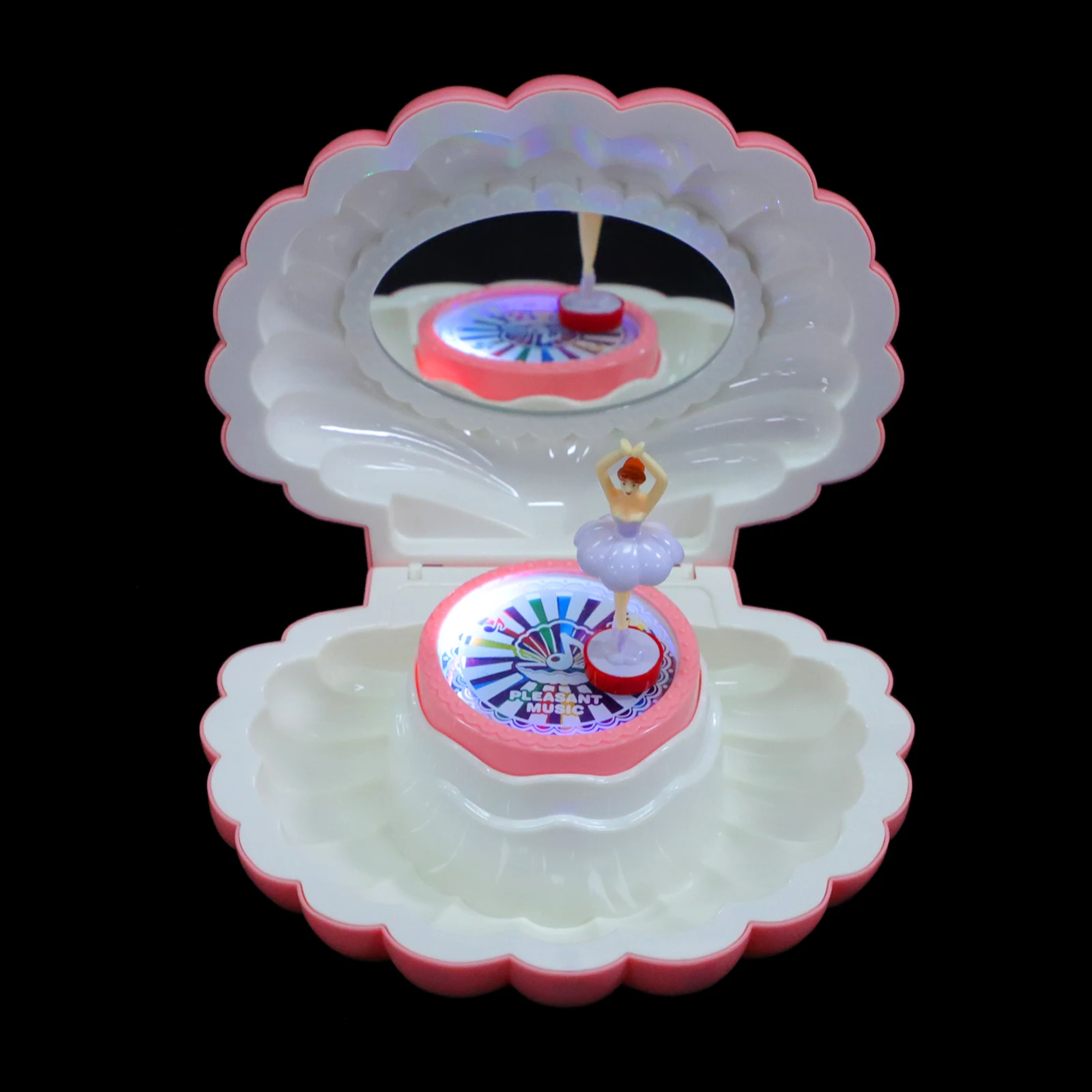 

Musical Box Jewelry Storage Earrings ganizer Non Fading Rotating Decor Plastic Theme Melody Gift Home Decor