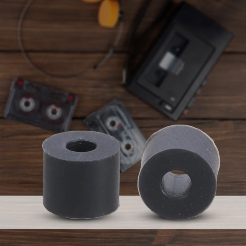 Y2GD Elastic Rubber Belt Pulley Wheel Rller for Restoring Tape Player Functionality