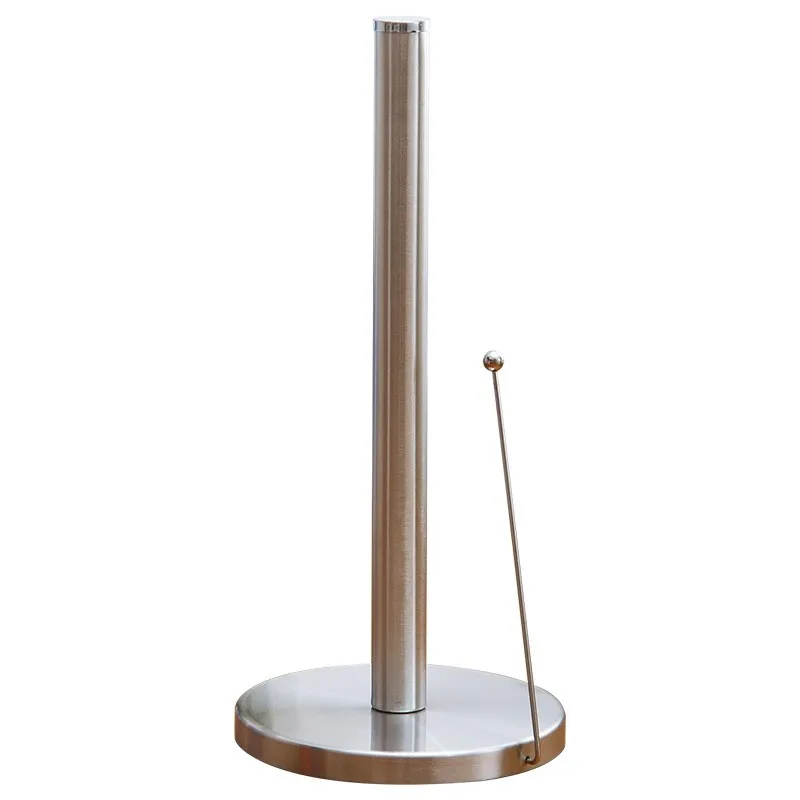 24-Hour Delivery Kitchen Towel Holder Stand-Stainless Steel Design-No Drilling Needed, Tabletop Paper Organizer Included