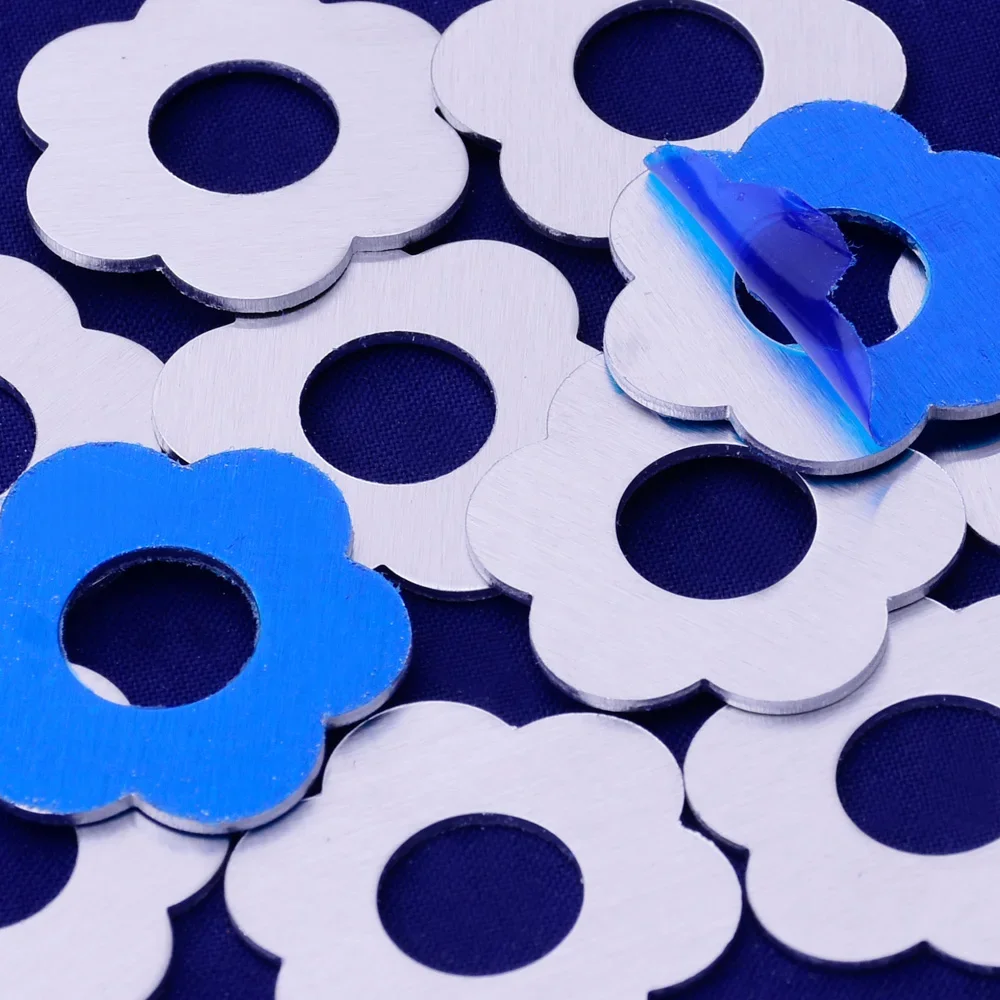 

20pcs 1"(25mm) 18 Gauges Aluminum Flower Washer Stamping Blanks,Flat Charms Personalized,Stamping Jewelry-10160001