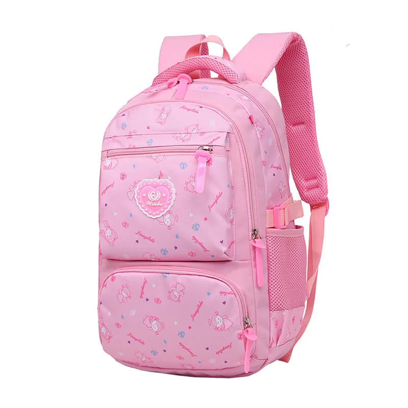 Mochilas escolares estampadas fofas para crianças adolescentes meninas leves mochilas escolares primárias para crianças conjunto de lancheira e estojo de lápis