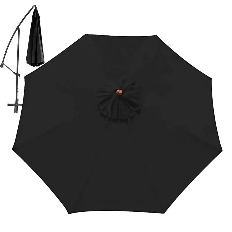 Patio Umbrella Replacement Canopy 8 Ribs Umbrella Replacement Cover UV Block Yard Parasol Cover Without Umbrella Stand And Ribs