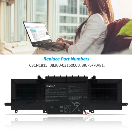 Imagen 2 del producto KingSener 11,55 V 50Wh C31N1815 batería del ordenador portátil para Asus ZenBook 13 U3300FN UX333 UX333F UX333FA UX333FN BX333FN RX333FA RX333FN