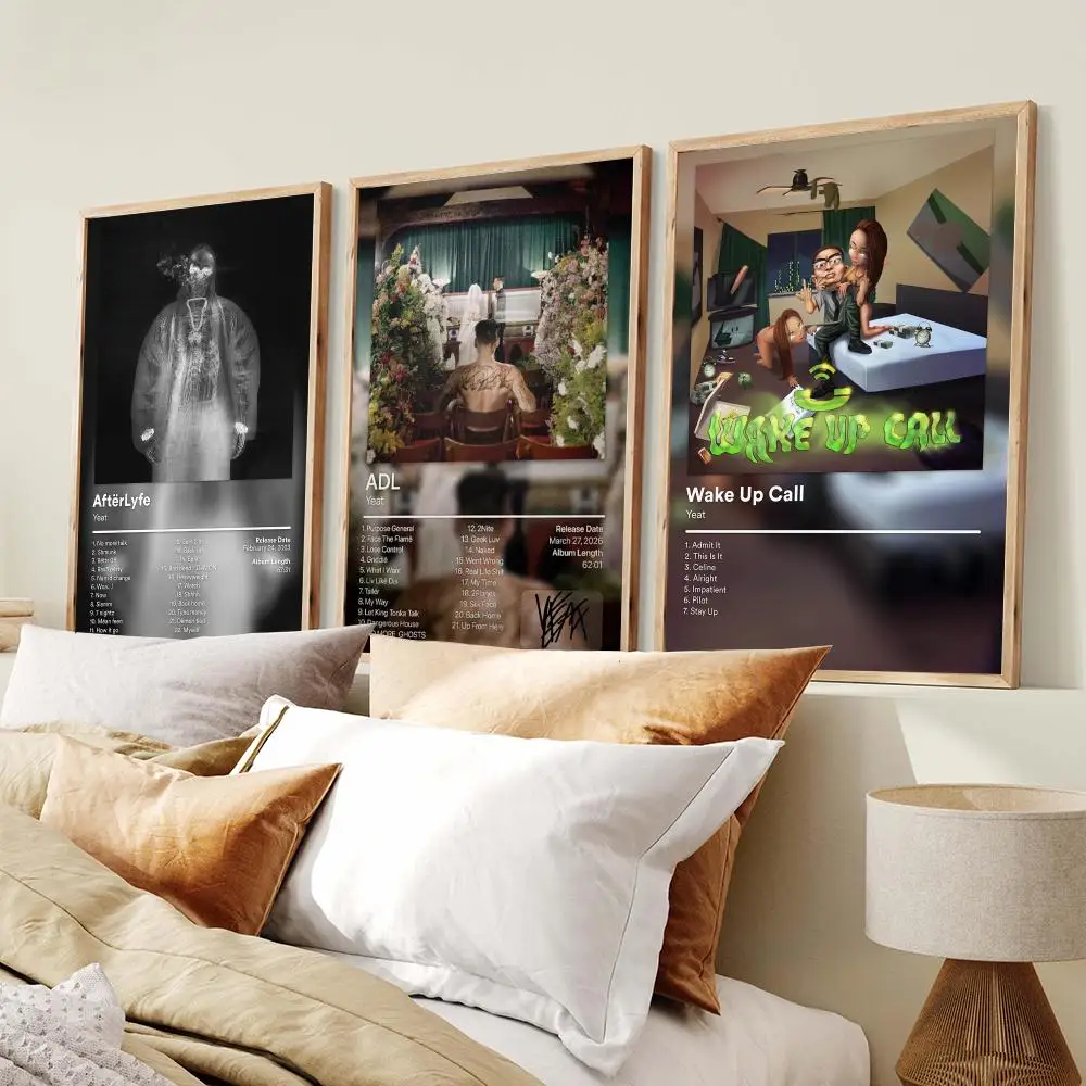 Alternative Rap Y-Yeat Poster Modern Aesthetic Wall Art | Stylish Bedroom Home Decor & Unique Gift Ideas