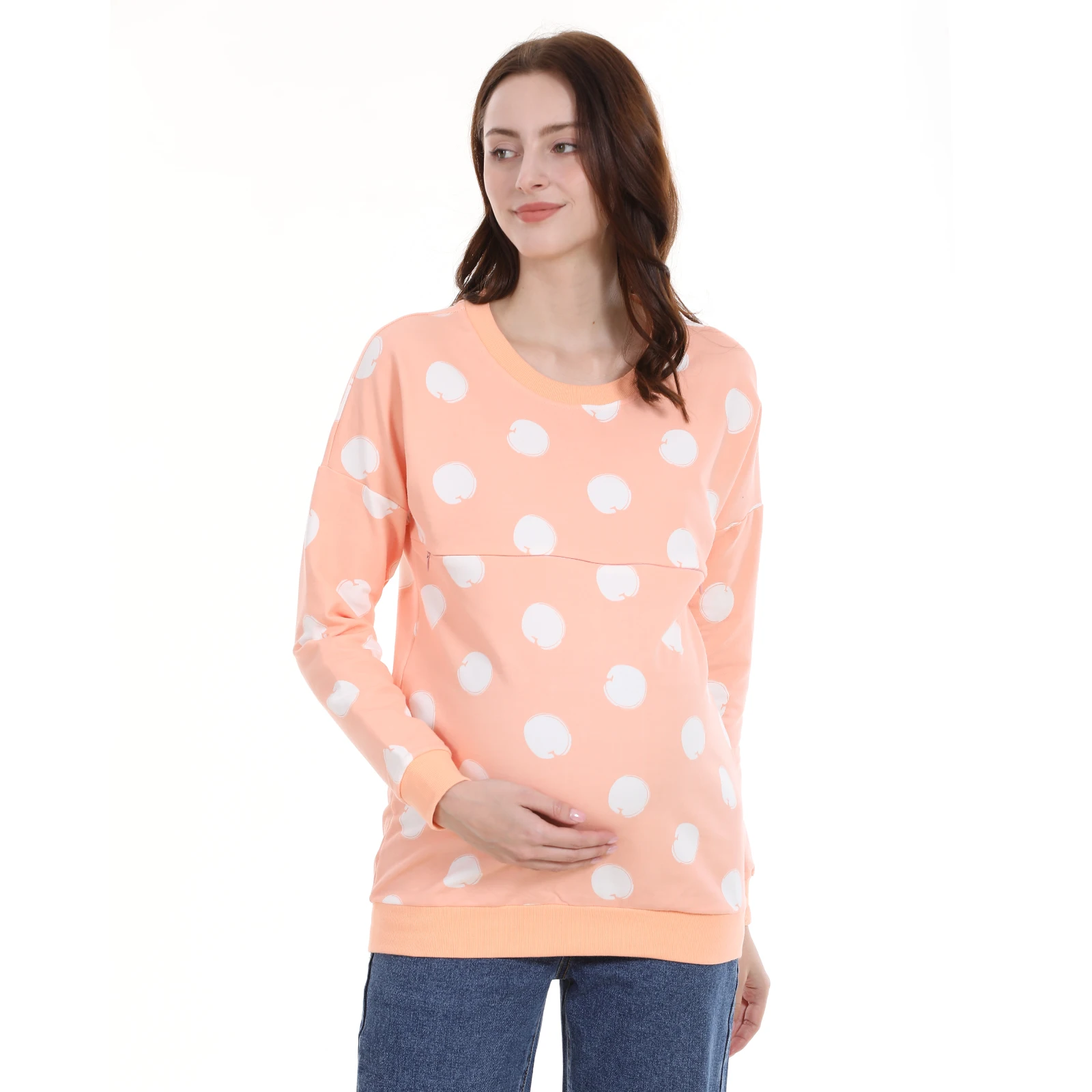Winter Maternity Sweater Long - Plant Parent Hoodie ulasan dan harga
