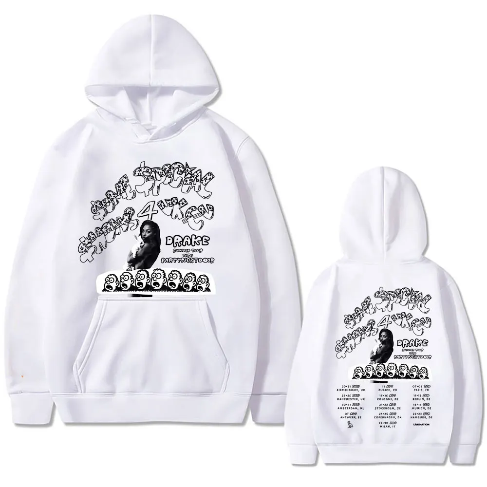 

2025 Hot Sale Rapper Drake Europe Tour with PARTYNEXTDOOR Hoodie Men Women Oversized Pullover Some Sexy Songs 4 U SSS4U Hoodies