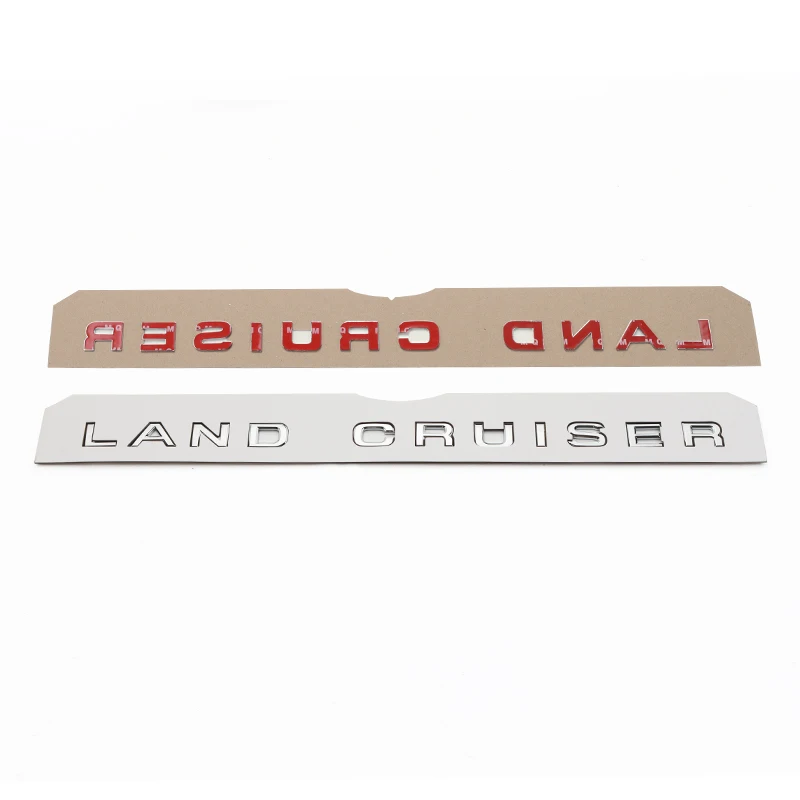 For Toyota Land Cruiser 300 LC300 Engine Cover Decoration Land Cruiser Logo Modification Accessories FJ300 Cover Letter Sticker