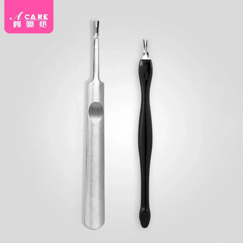 Dead Skin Fork B1-Easy to Use Manicure Oil Tool Nail Art Nail Push Steel Push Double Head Stainless Steel Dead Skin Push