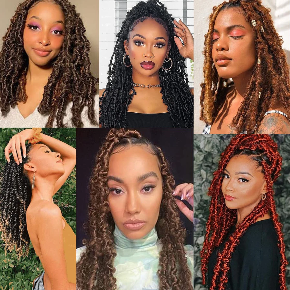 Synthetische verworrene Marley Flechten Haar verlängerungen vor getrennt afro verworrene Twist Häkeln Haar verlängerung für Faux Locs Marley Braid