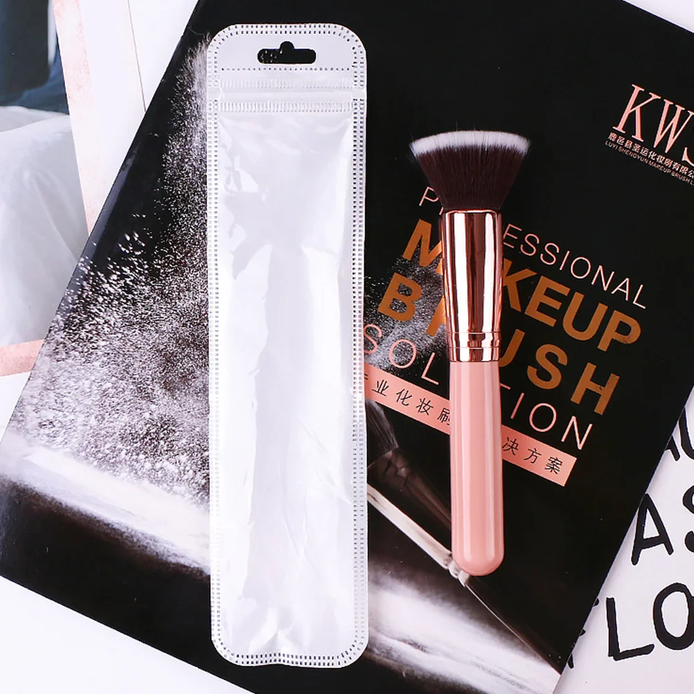 2Pcs Brush Set Wooden Handle Lightweight Professional Makeup Brushes Loose Powder Foundation Brush Soft Dense Makeup