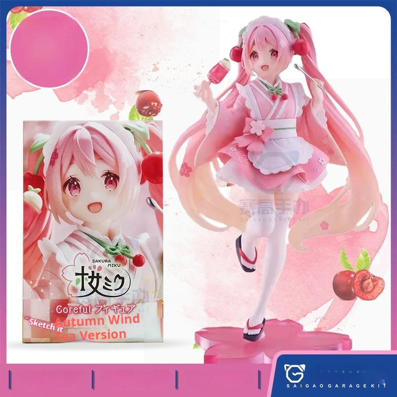 

Аутентичные Taito Coreful Sakura Initial Vocaloid Maid Restaurant Фигурка Коллекционные аниме-игрушки и хобби