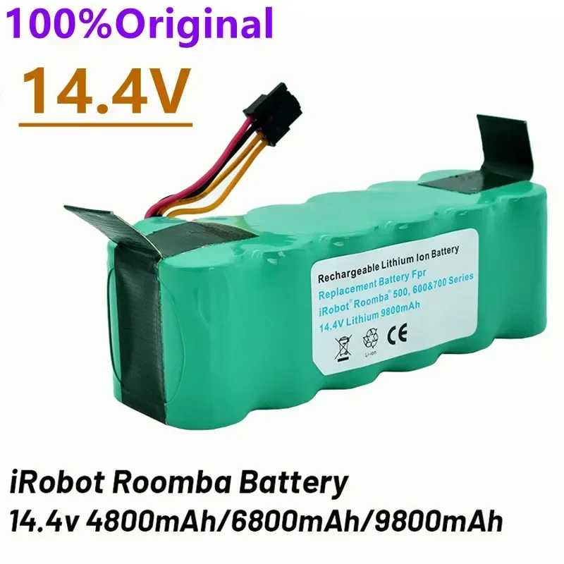 Batterie NiMH Pour Robot De Balayage, Pour Kitfort KT504 Haier T322 T321 T320 T325/Panda X500 X580/Ecovacs Mirror CR120, 14.4V,