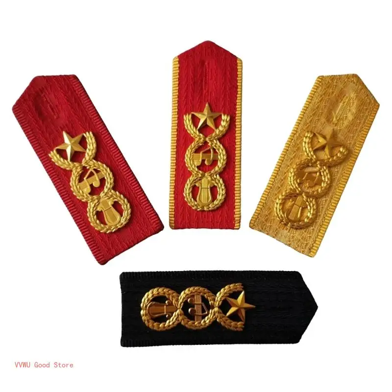 

Uniform Epaulets Shouler Boards Professional Uniform Shoulder Bars for Stage