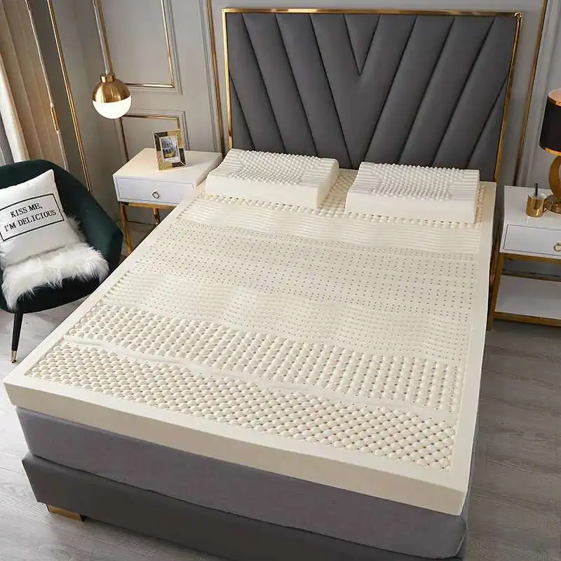 Thailand Natural 100% Latex Mattress Wholesale Student home hotel luxury top Tatami Mat Royal Gift Latex Mats matelas 160x200cm