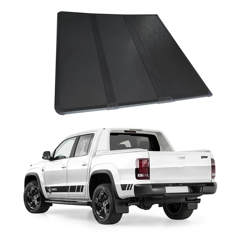 Profession Hard Tri-fold Tonneau Cover Metal Material Pickup Truck Bed Cover   6.6ft