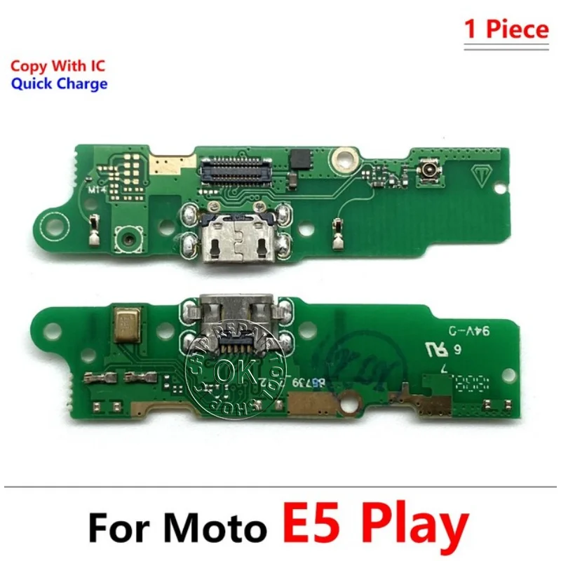 USB Charger Dock Connector For Motorola Moto E4 E5 E6 E6s E7 Plus Power Play Go E20 E30 E40 Charging Board Port Flex Cable