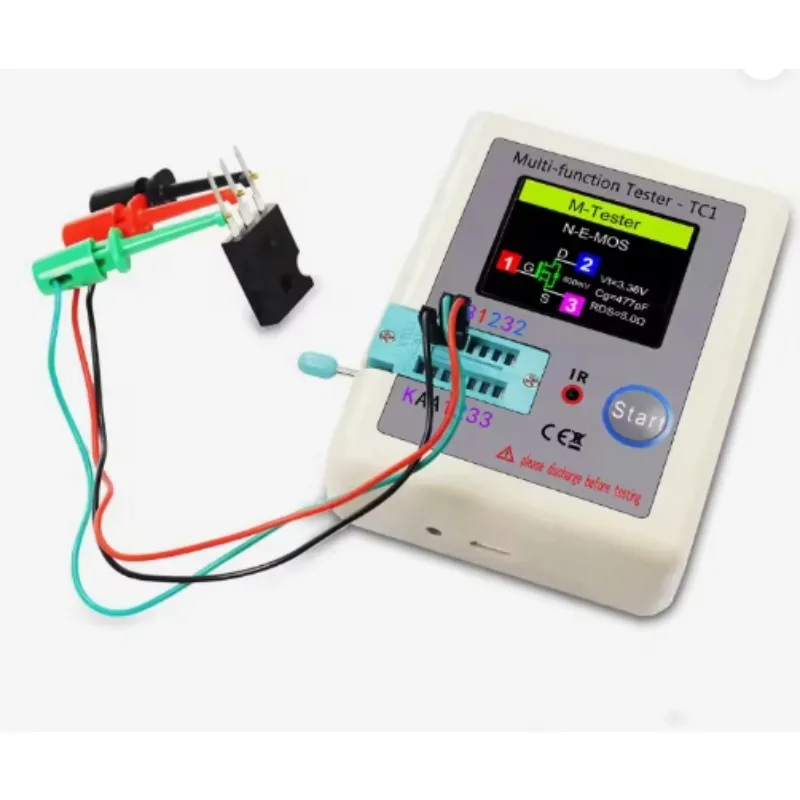 LCR-TC1 1.8 inch thin film transistor liquid crystal display multi-meter transistor tester