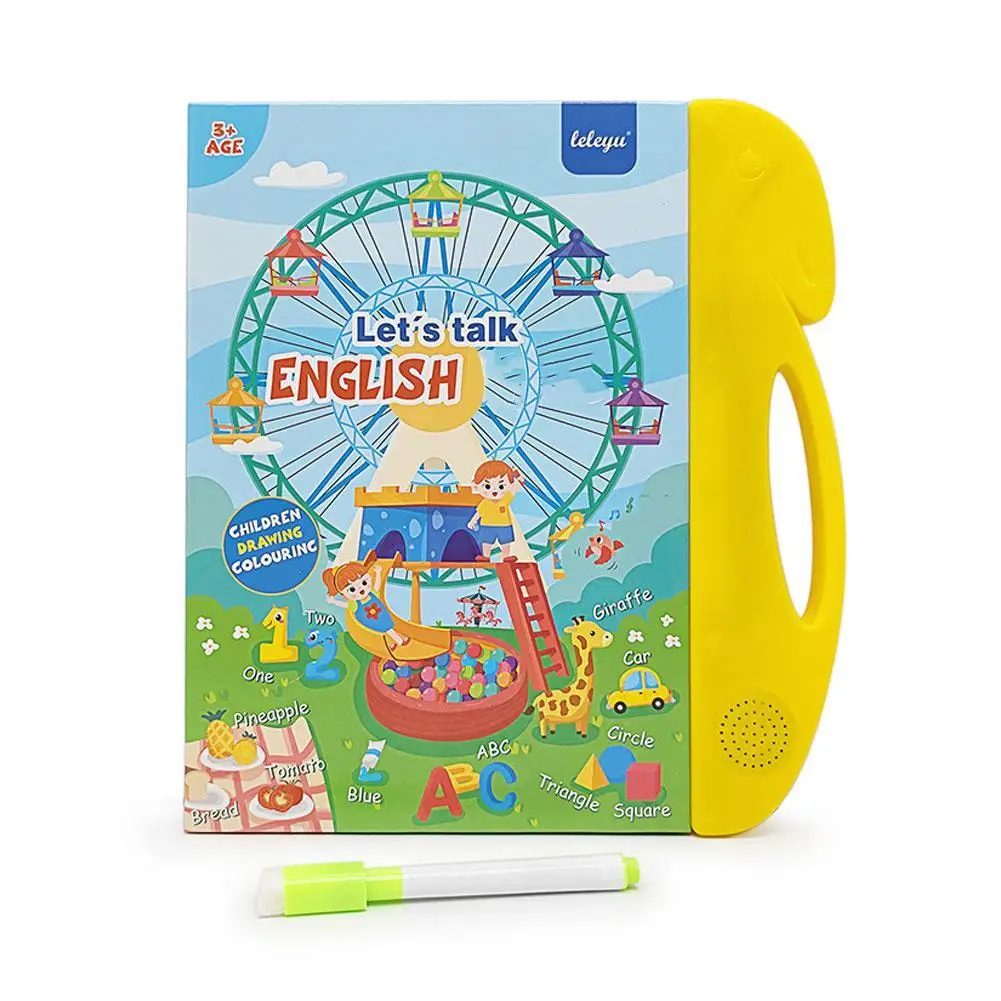 Kids Electronics Early Education Puzzle Study Plastic Toy Test Mode Contain Animal Vehicle Alphabet A-Z 30 Children Songs