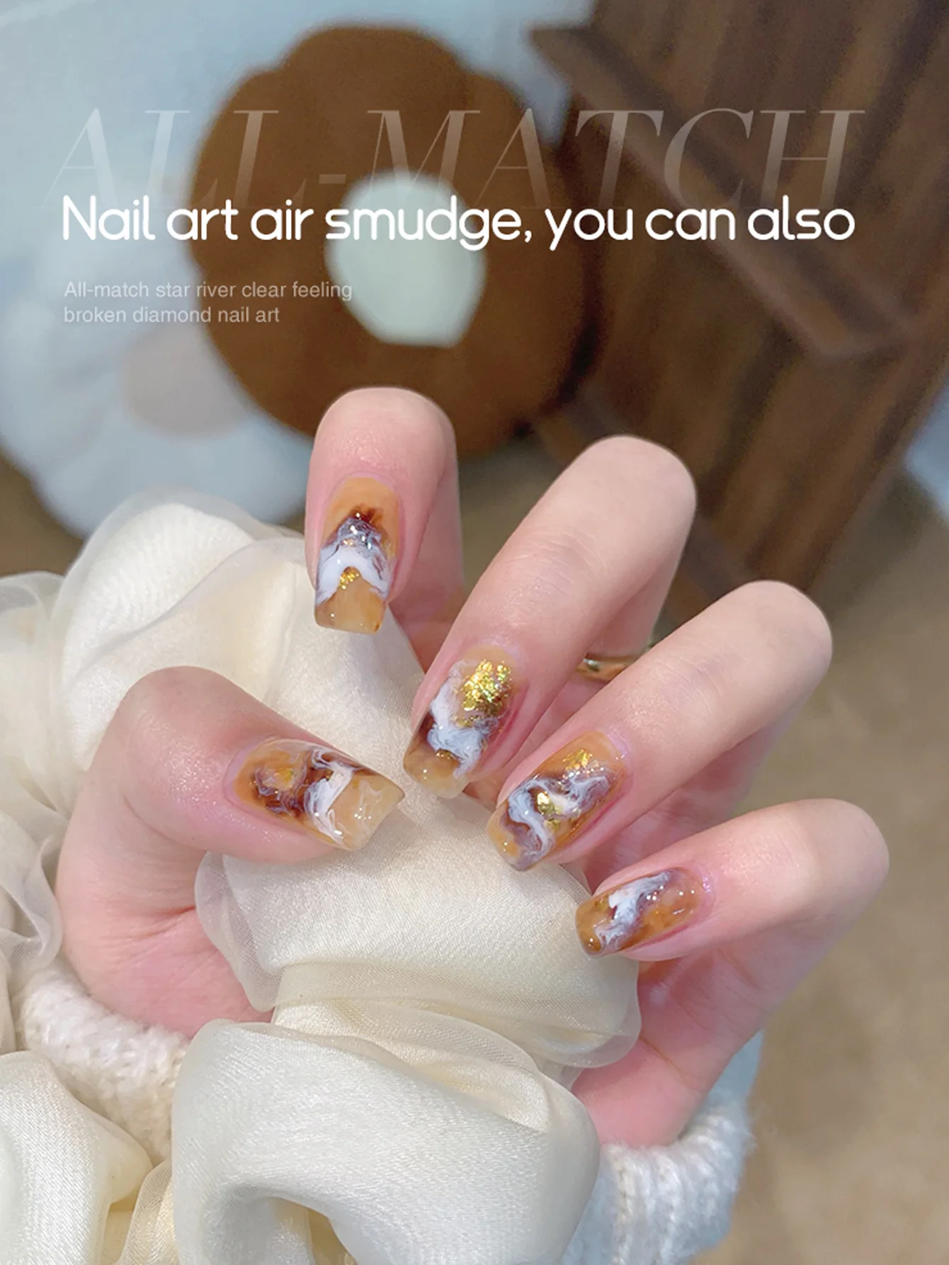 5 جرام تزهر جل واضح الأشعة فوق البنفسجية Led زهر الأظافر هلام البولندية لنشر تأثير الرخام الحجر الطبيعي المائية الأزهار الطباعة