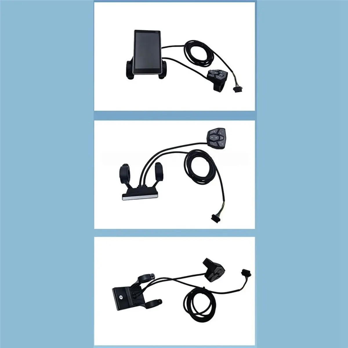 

(ABYM) Electric Bike LCD Display V680 DK601 Scooter LCD Panel Screen 24V 36V 48V 52V 60V Scooter Meter Waterproof 6pin