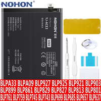 NOHON Battery For Oneplus 10 Pro 9 8 7 6 5 8T 7T 6T 5T 9RT 9R 10R Battery For One Plus BLP899 BLP827 BLP699 BLP685 BLP801 BLP861