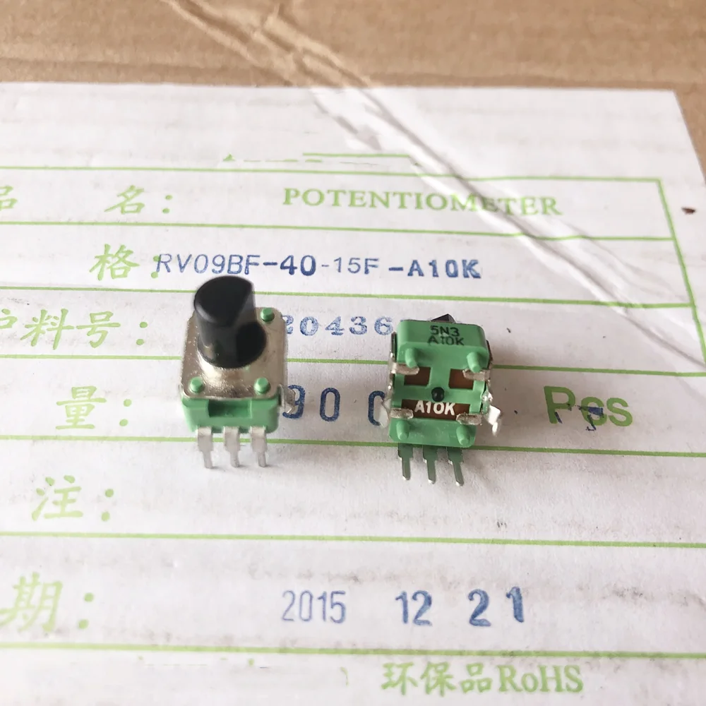 Original New 100% 09 Type short axis inverter switch A103 single joint vertical potentiometer A10K-8MM half shaft