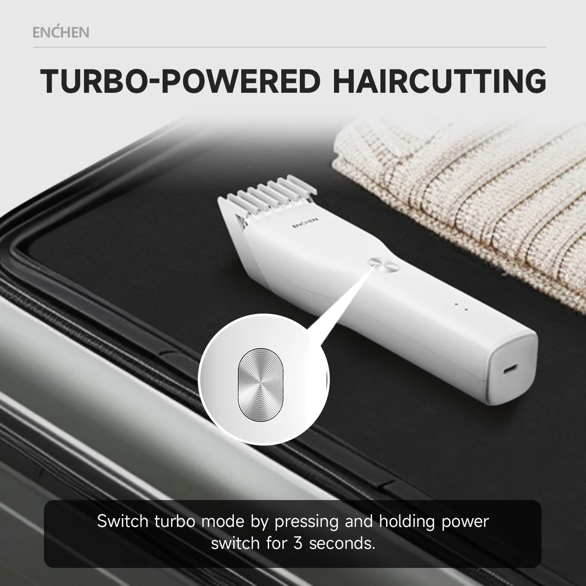 ENCHEN Hair Trimmer Hair Clipper Accessories Electric Hair Cutting Machine Professional Cordless Charging Ceramic Home - Boost image 4