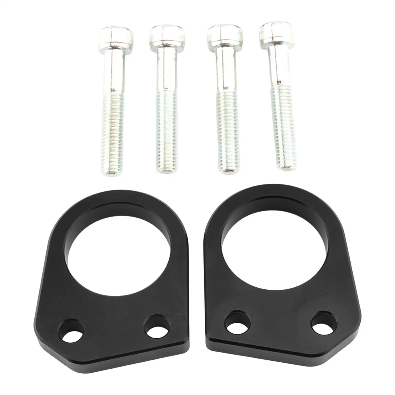 

2 прочных проставки для руля мотоцикла с 4 винтами, черный премиум-класса, заменяет подъем 10 мм для Suzuki Gixxer SF250