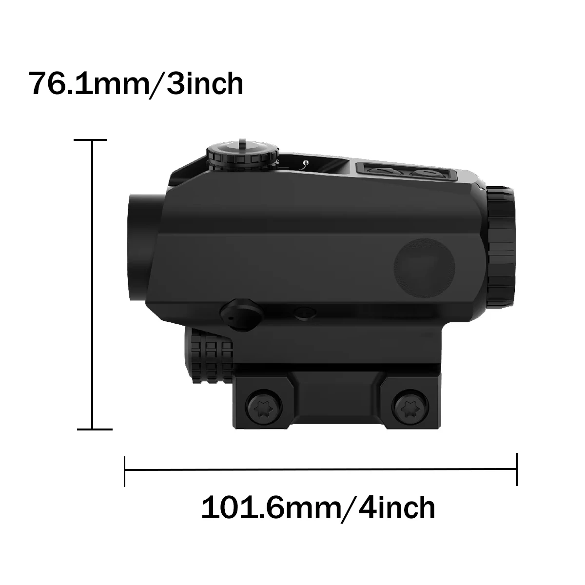 التكتيكية 1X25 المنشور نطاق أحمر أخضر نقطة البصر 1X المكبر مع الأحمر الأخضر دائرة شبكاني نطاق بندقية لملحقات الصيد #5