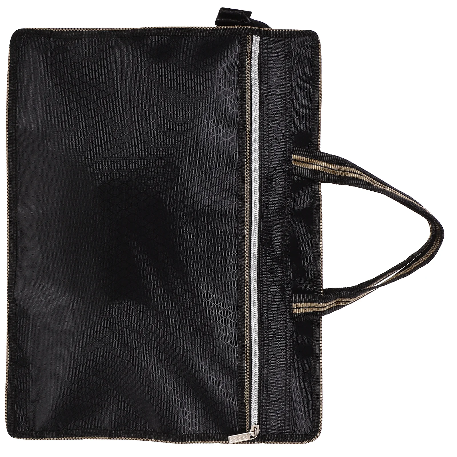 

Oxford Cloth File Organizer Zipper Pouch Portable Document Bag Storage Folder for Office School Business Office Canvas Folder