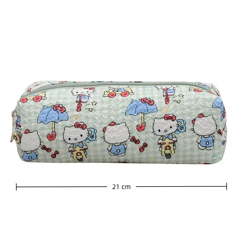 Hello Kitty canvas etui met hoge capaciteit opbergtas student briefpapier cosmetisch etui schattige meisjesgeschenken