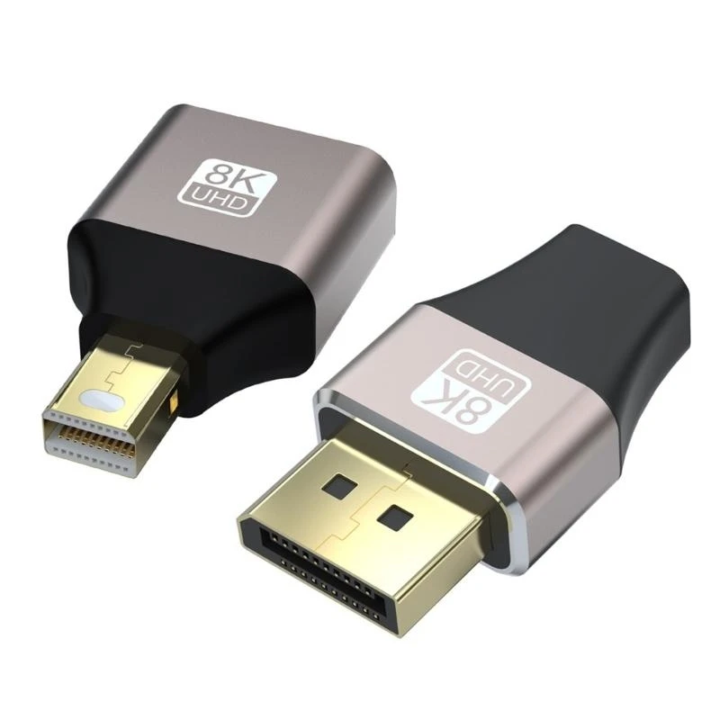 F68C 8K MINI DisplayPort 1.4 8K 60Hz إلى Disportport Postport Adapter ذكر/أنثى إلى أنثى