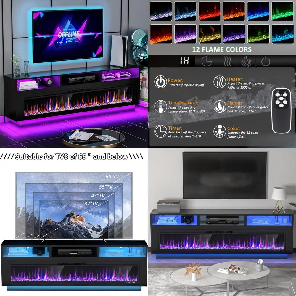 Ahb 58 Fireplace Tv… - image