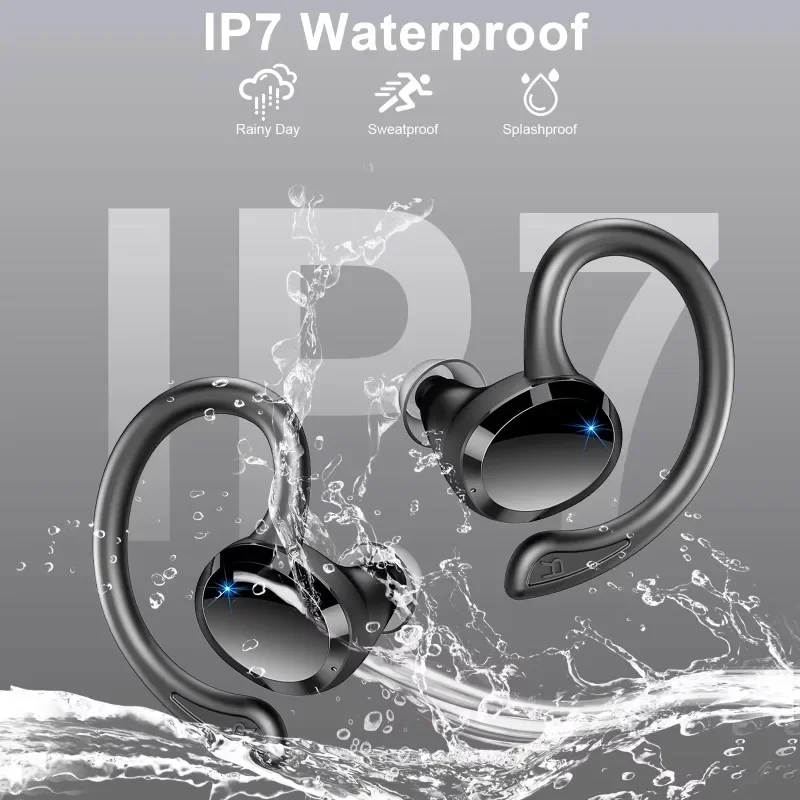 

Q38 TWS Wireless Earbuds Bluetooth 5 3 Headphone With Noise Cancelling Mic 48H Playtime IP7 Waterproof For Sport Workout Running