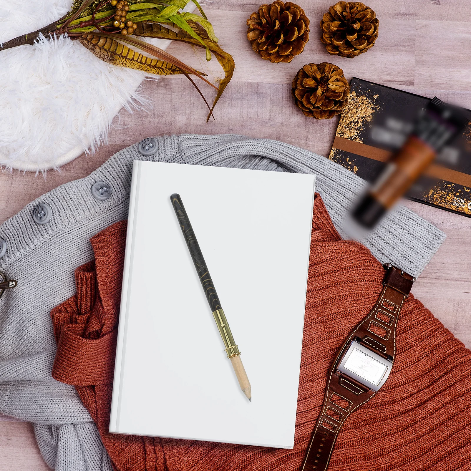 موسع قلم رصاص من الخيزران، صلابة عالية، لا يتلف بسهولة، أدوات فنية هدية مثالية للفنانين والطلاب، موسع من الخيزران