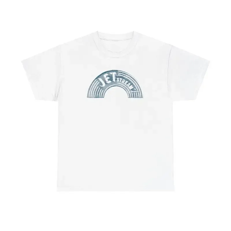Retro Throwback Music Label T Shirt Jet Stream Records DISTRESSED NWT S 5XL