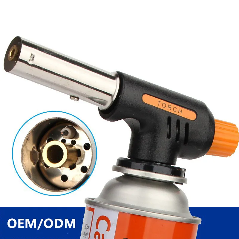NB-FAVOUR Multi-Function Electronic Auto-Ignition Gas Torch Outdoor BBQ Hand Culinary Cooking Tool Lighter Type