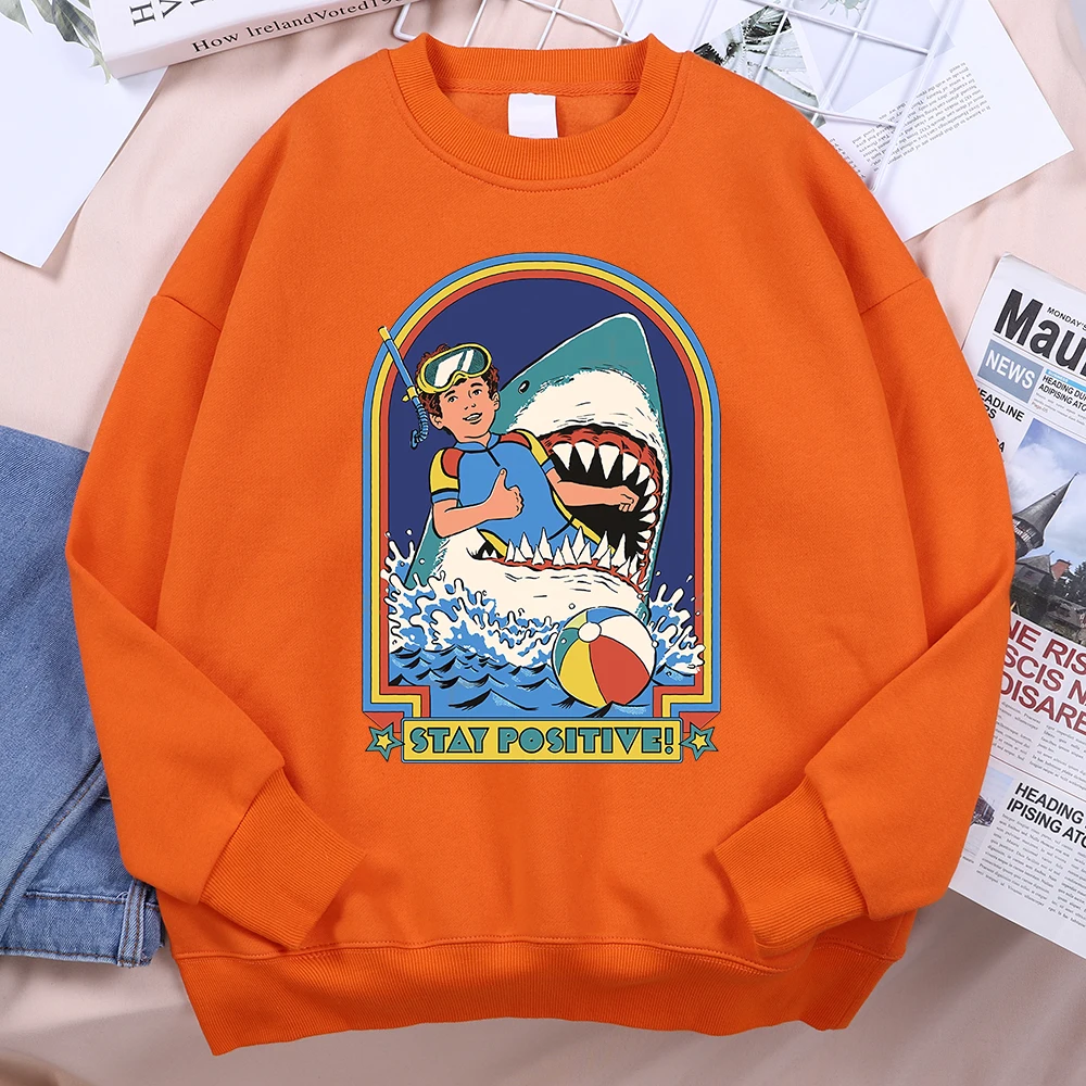 Being In A Desperate Situation Stay Positive Männer Hoodie Casual Fleece Sweatshirt Herbst Warme Pullover Mode Lose Sportswears – Detail 32
